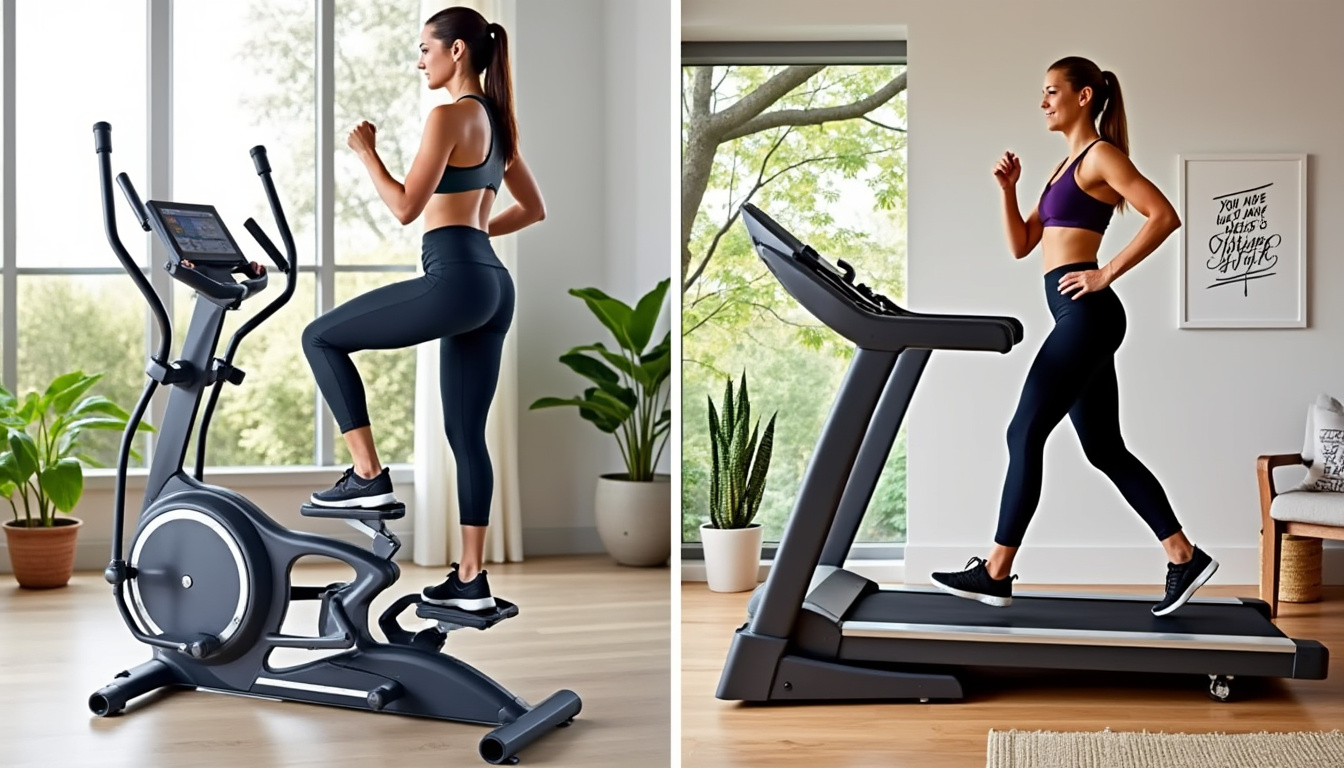 vous hésitez entre le vélo elliptique et le tapis de course ? découvrez les avantages de chaque appareil pour bien choisir selon vos objectifs de remise en forme et vos préférences sportives.